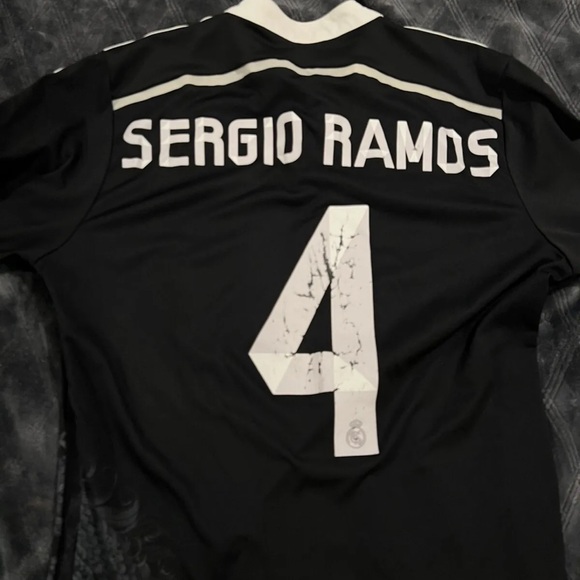Real Madrid 2014 2015 Third Y3 Dragon Kit Short sleeve Jersey UCL Sergio Ramos M - Picture 2 of 4